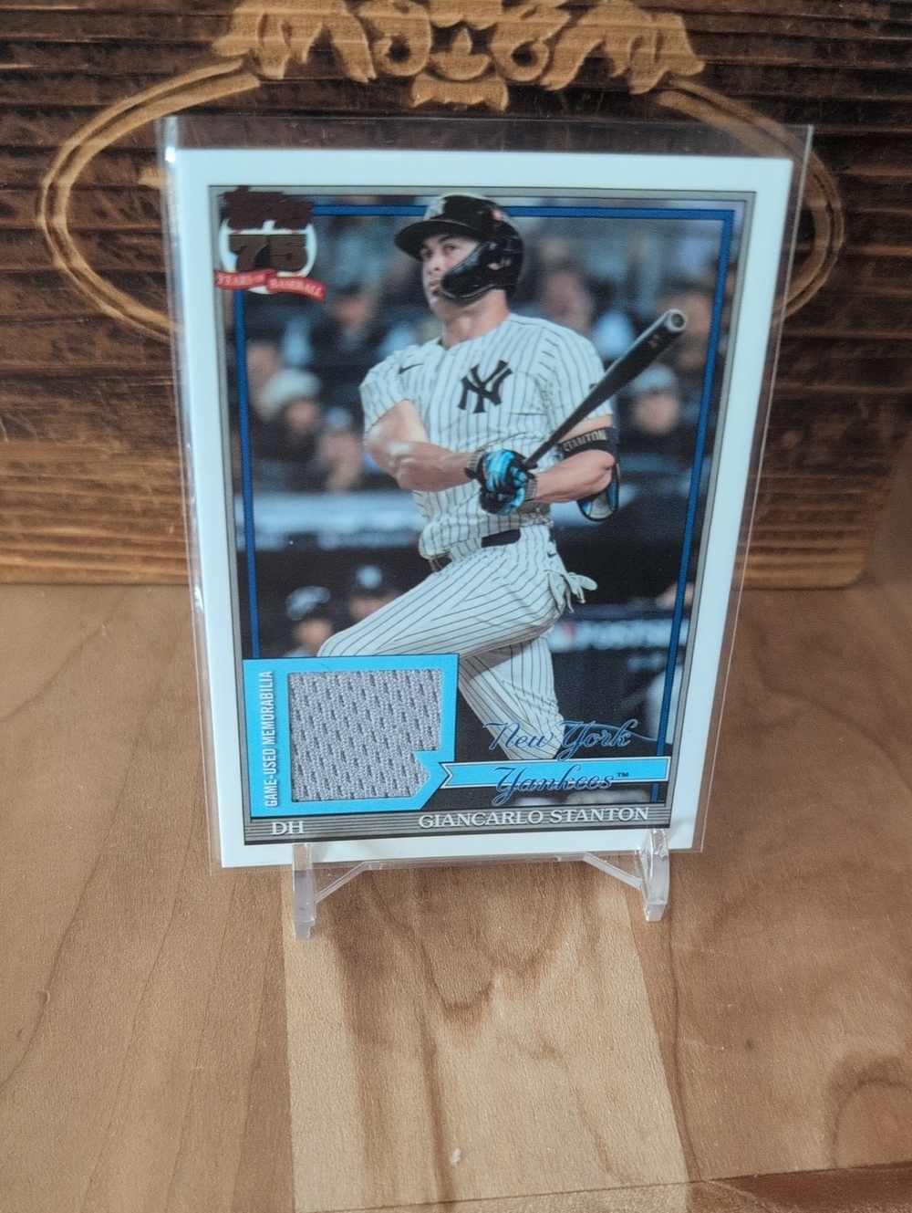 2026 Topps Giancarlo Stanton Game Used Jersey Patch Relic Card Yankees